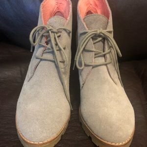 Gap lace up booties